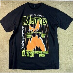 The Original Misfits 2019 Halloween Madison Square Garden T Shirt HTF New Danzig